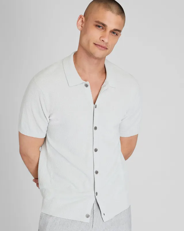 Micro Bouclé Shirt sold by Club Monaco