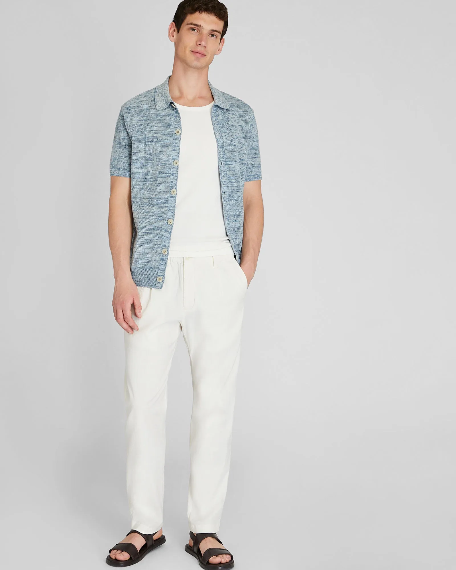 Short Sleeve Mesh Shirt sold by Club Monaco product image thumbnail 4