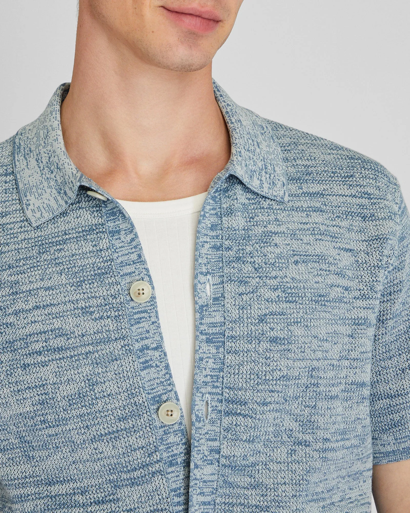 Short Sleeve Mesh Shirt sold by Club Monaco product image thumbnail 3