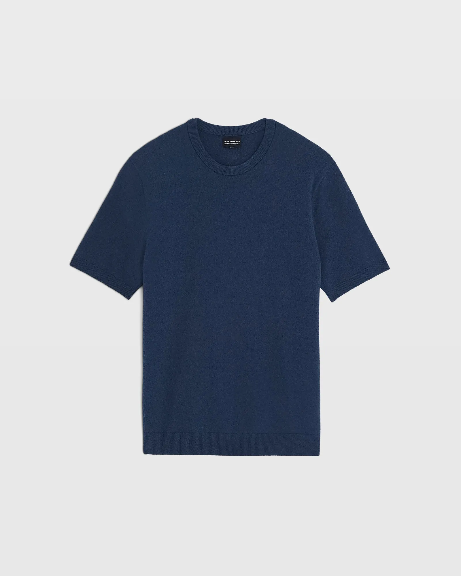 Short Sleeve Micro Bouclé Crew sold by Club Monaco product image thumbnail 5