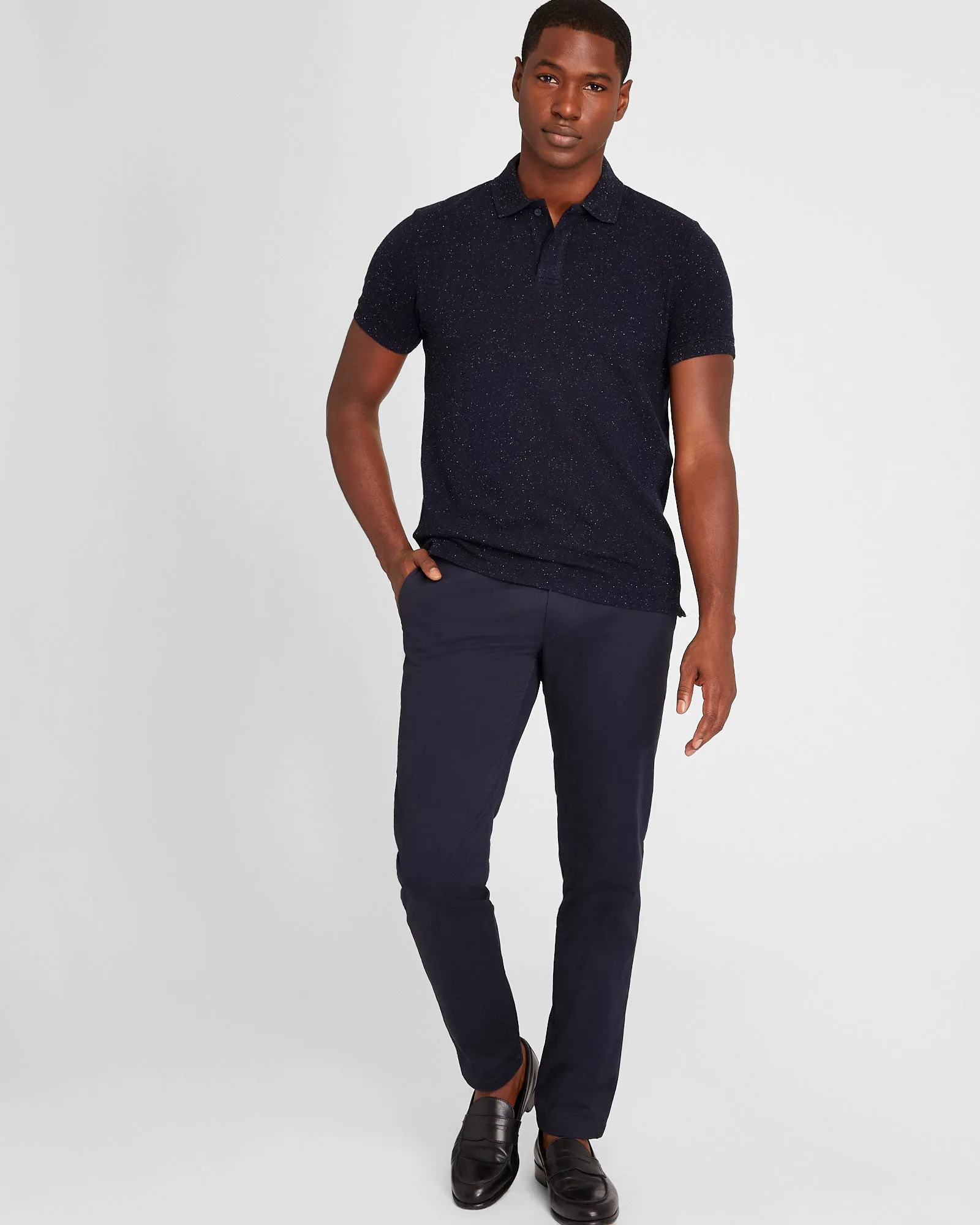 Nepped Piqué Polo sold by Club Monaco product image thumbnail 4