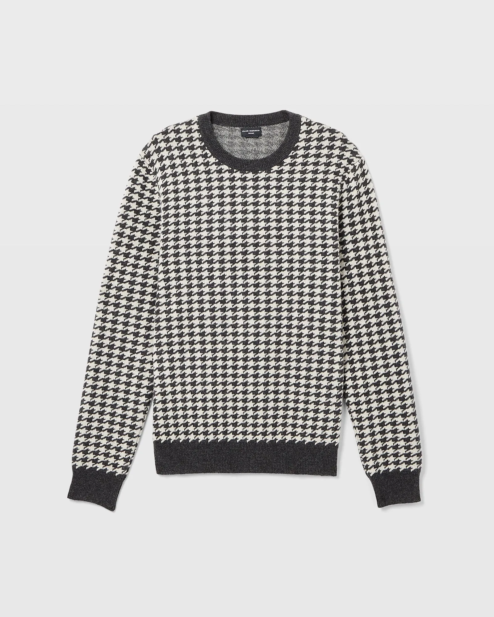 Wool Houndstooth Crewneck sold by Club Monaco product image thumbnail 5