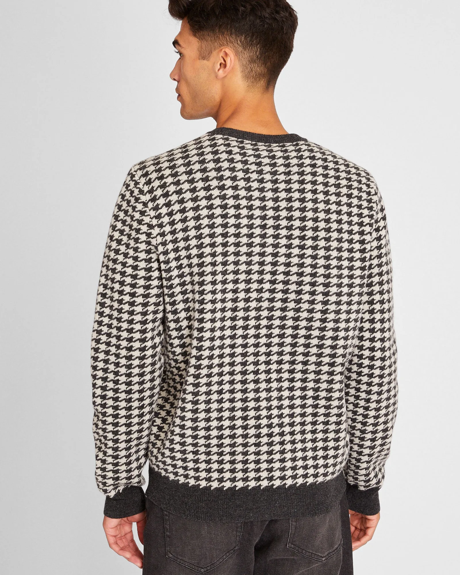 Wool Houndstooth Crewneck sold by Club Monaco product image thumbnail 3