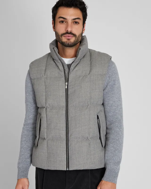 Club Wool Down Vest sold by Club Monaco