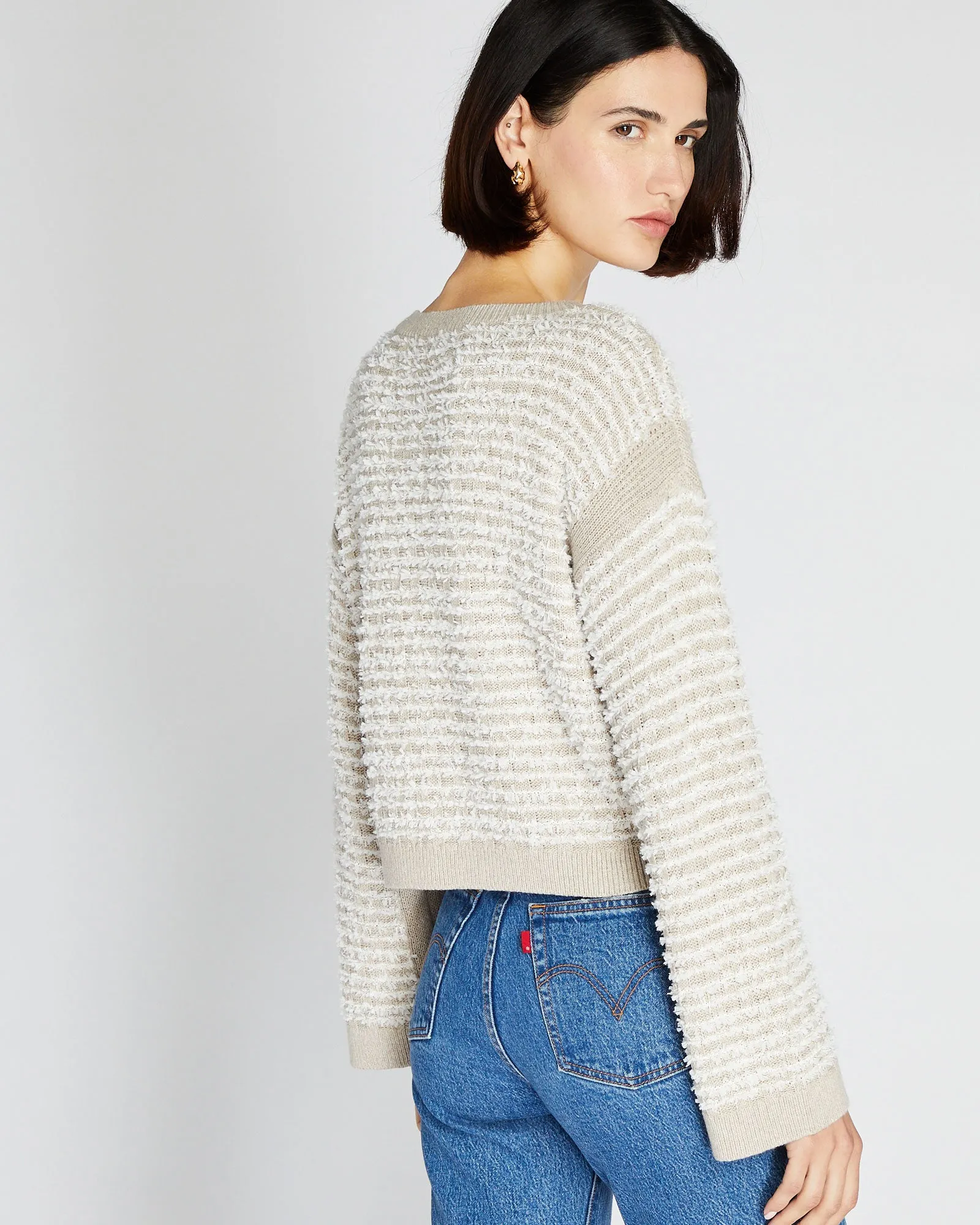 Textured Stripe Sweater sold by Club Monaco product image thumbnail 3