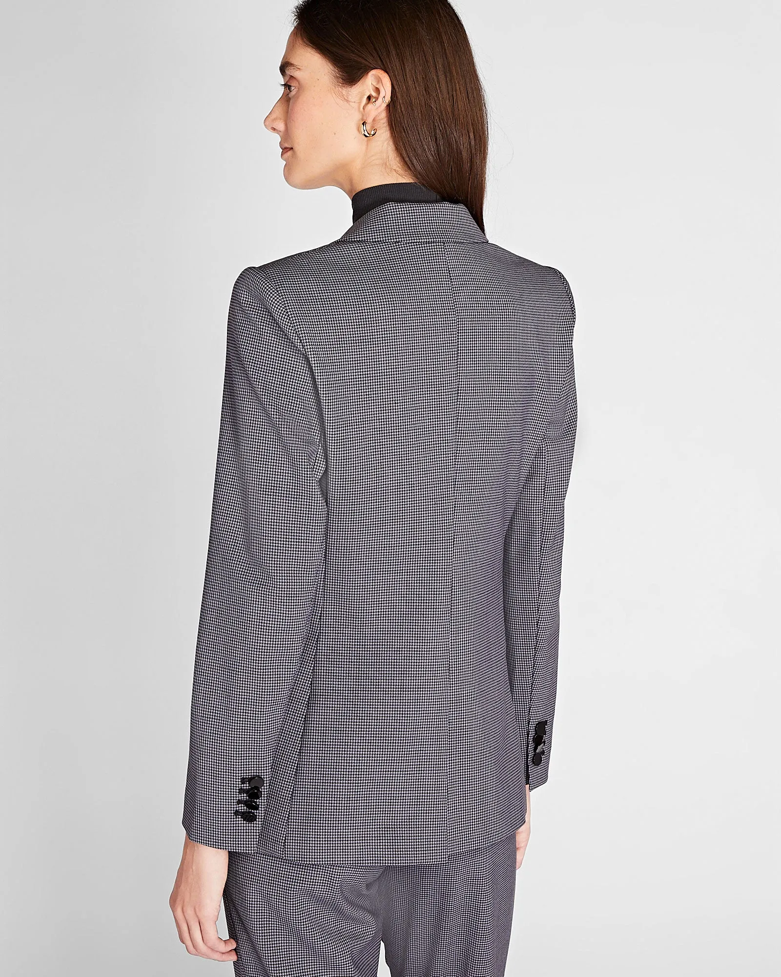 Houndstooth Borrem Blazer sold by Club Monaco product image thumbnail 4