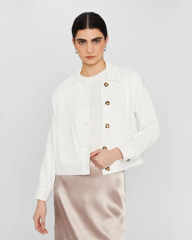 Button Shirt Jacket sold by Club Monaco