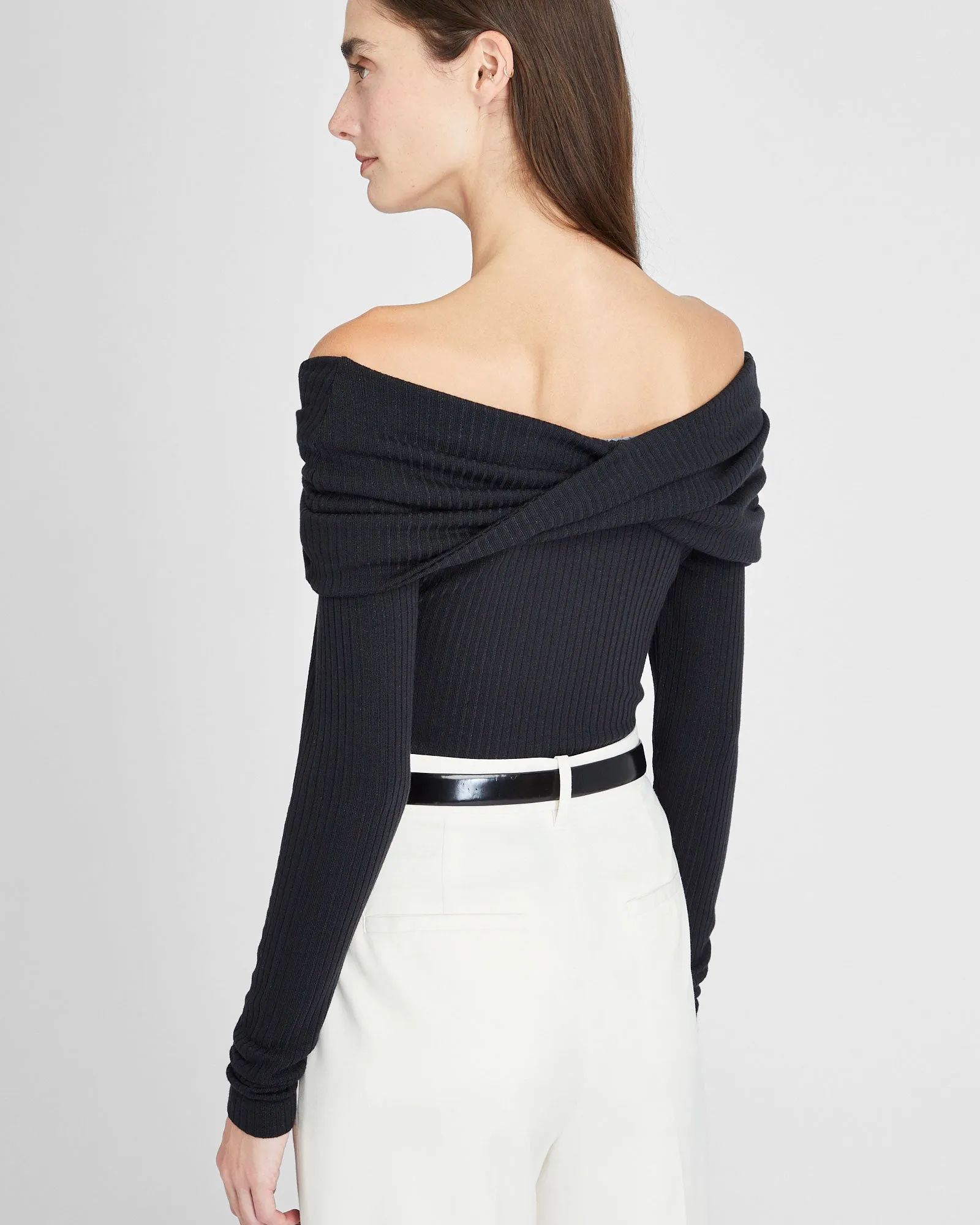Off-The-Shoulder Knit Top sold by Club Monaco product image thumbnail 2