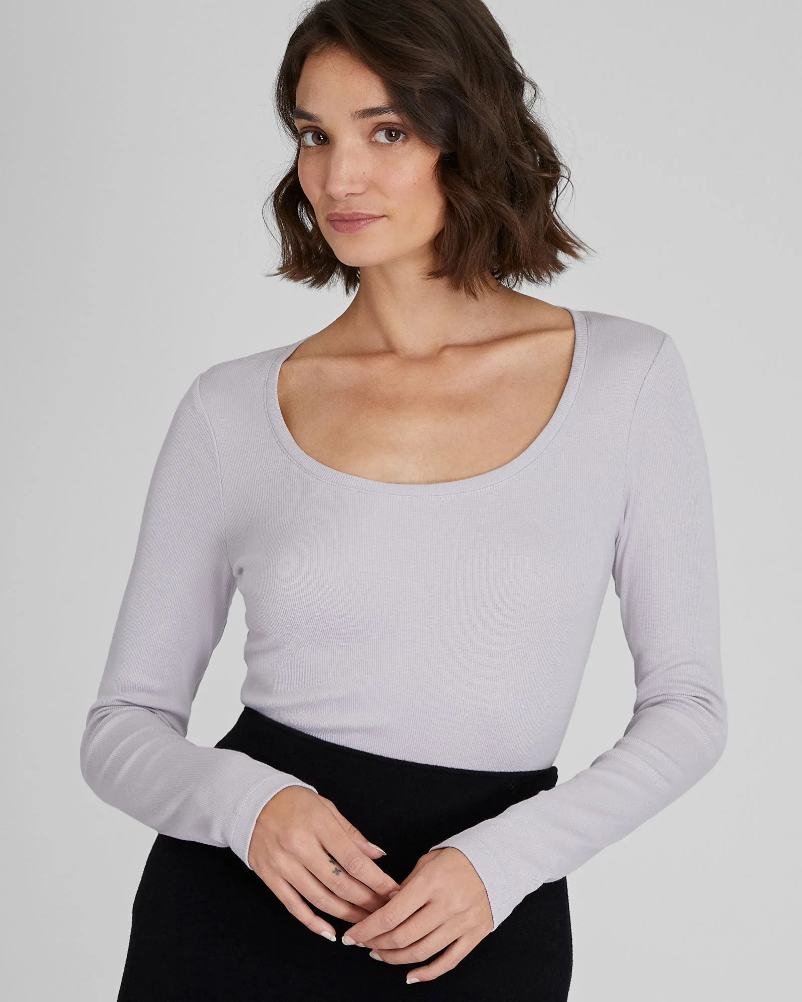 Carolena Scoop Neck Top sold by Club Monaco
