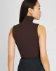 Julianna Rib Cotton-Cashmere Sleeveless Turtleneck sold by Club Monaco