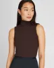 Julianna Rib Cotton-Cashmere Sleeveless Turtleneck sold by Club Monaco