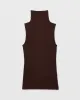 Julianna Rib Cotton-Cashmere Sleeveless Turtleneck sold by Club Monaco