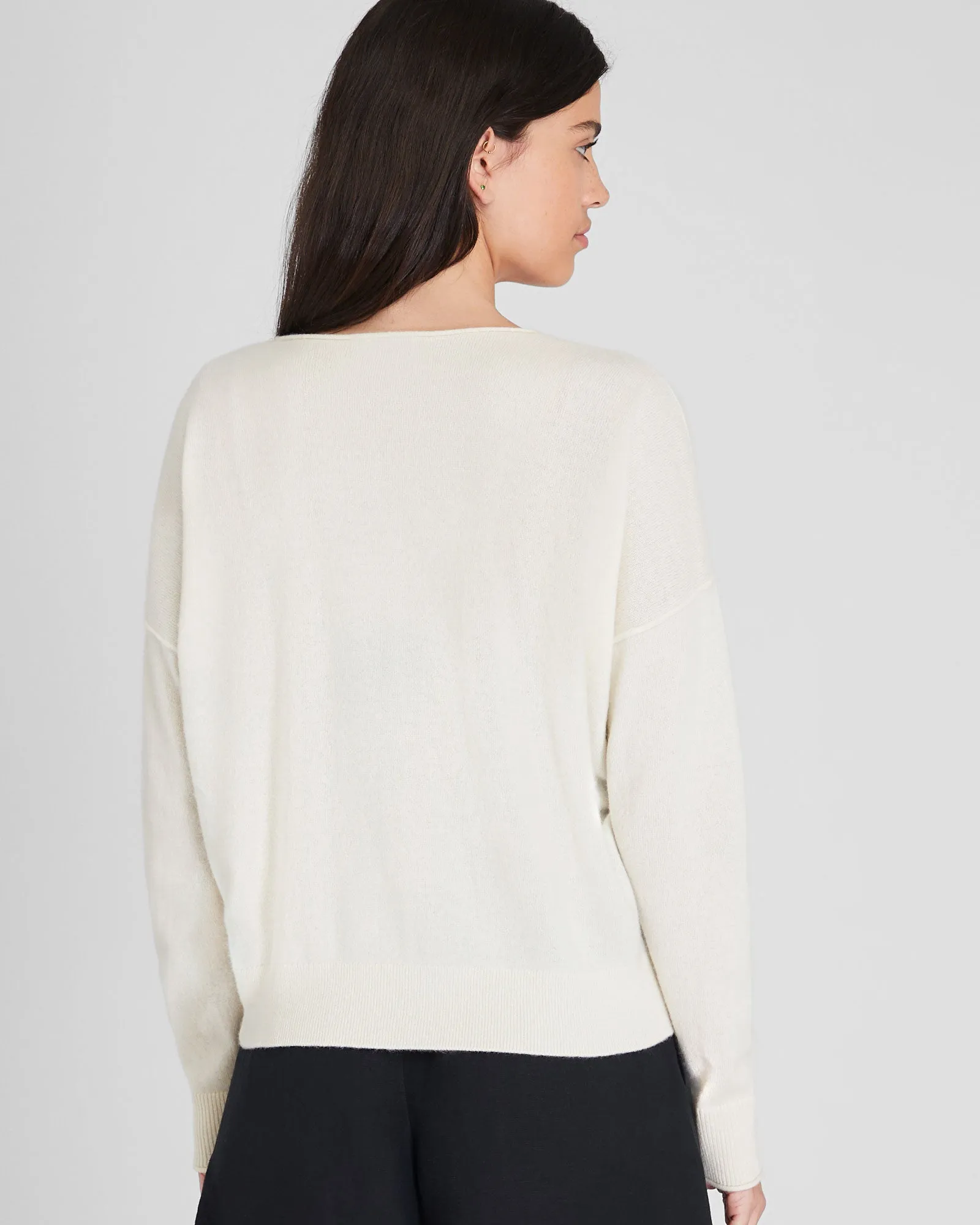 Cashmere V-Neck Cardigan sold by Club Monaco product image thumbnail 3