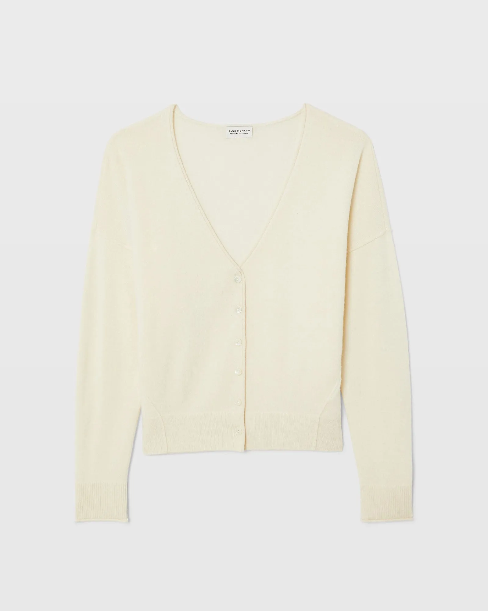 Cashmere V-Neck Cardigan sold by Club Monaco product image thumbnail 5