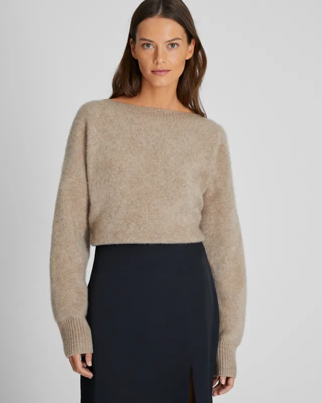 Brushed Cashmere V-Back Sweater sold by Club Monaco