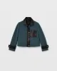 Cropped Leather Jacket sold by Club Monaco