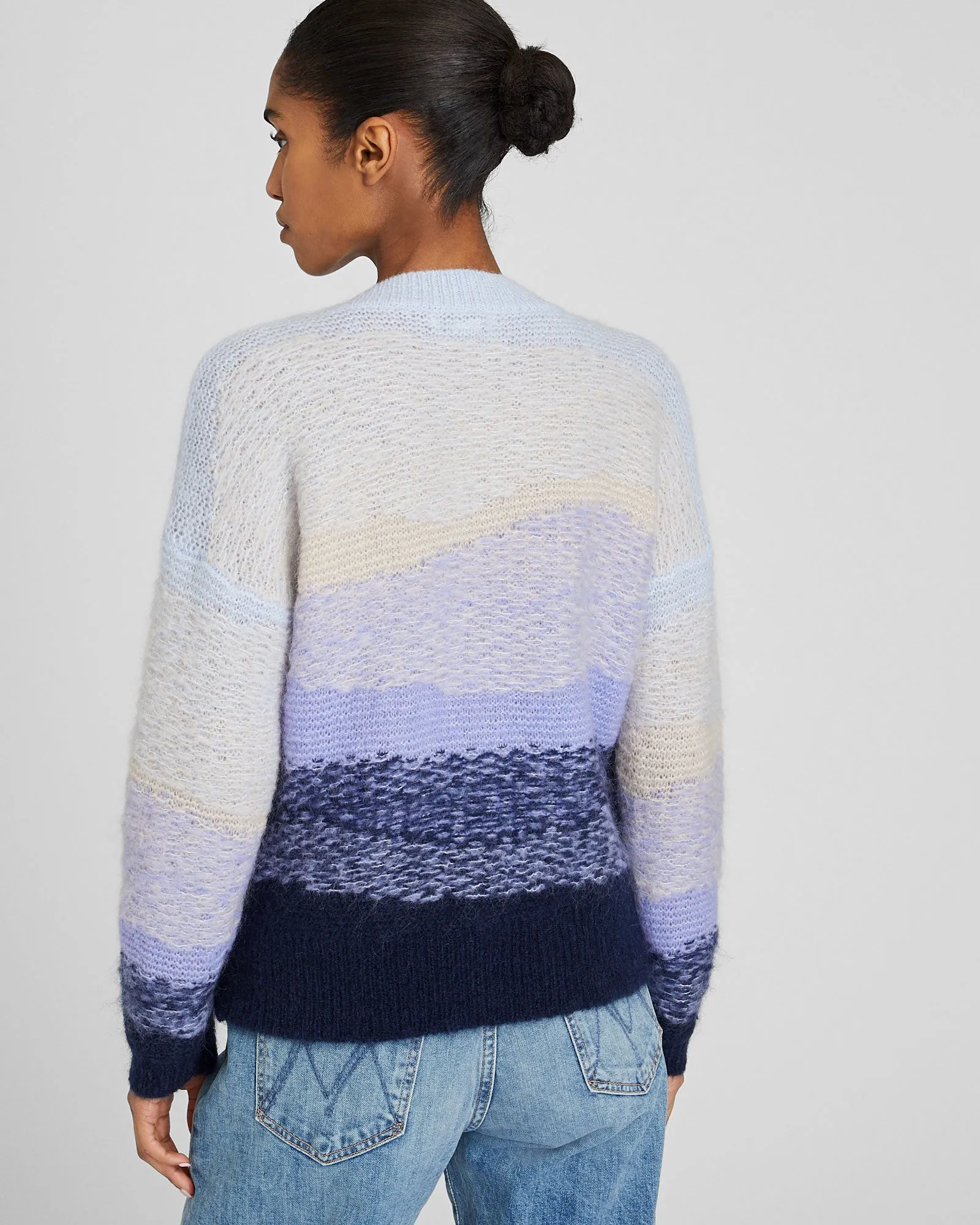 Float Jacquard V-Neck Sweater sold by Club Monaco product image thumbnail 2