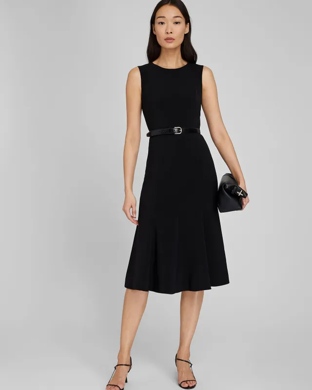 Flute Crepe Midi Dress sold by Club Monaco