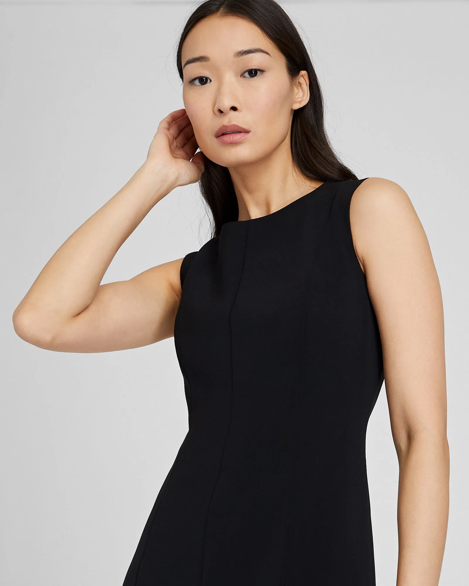 Flute Crepe Midi Dress sold by Club Monaco product image thumbnail 3
