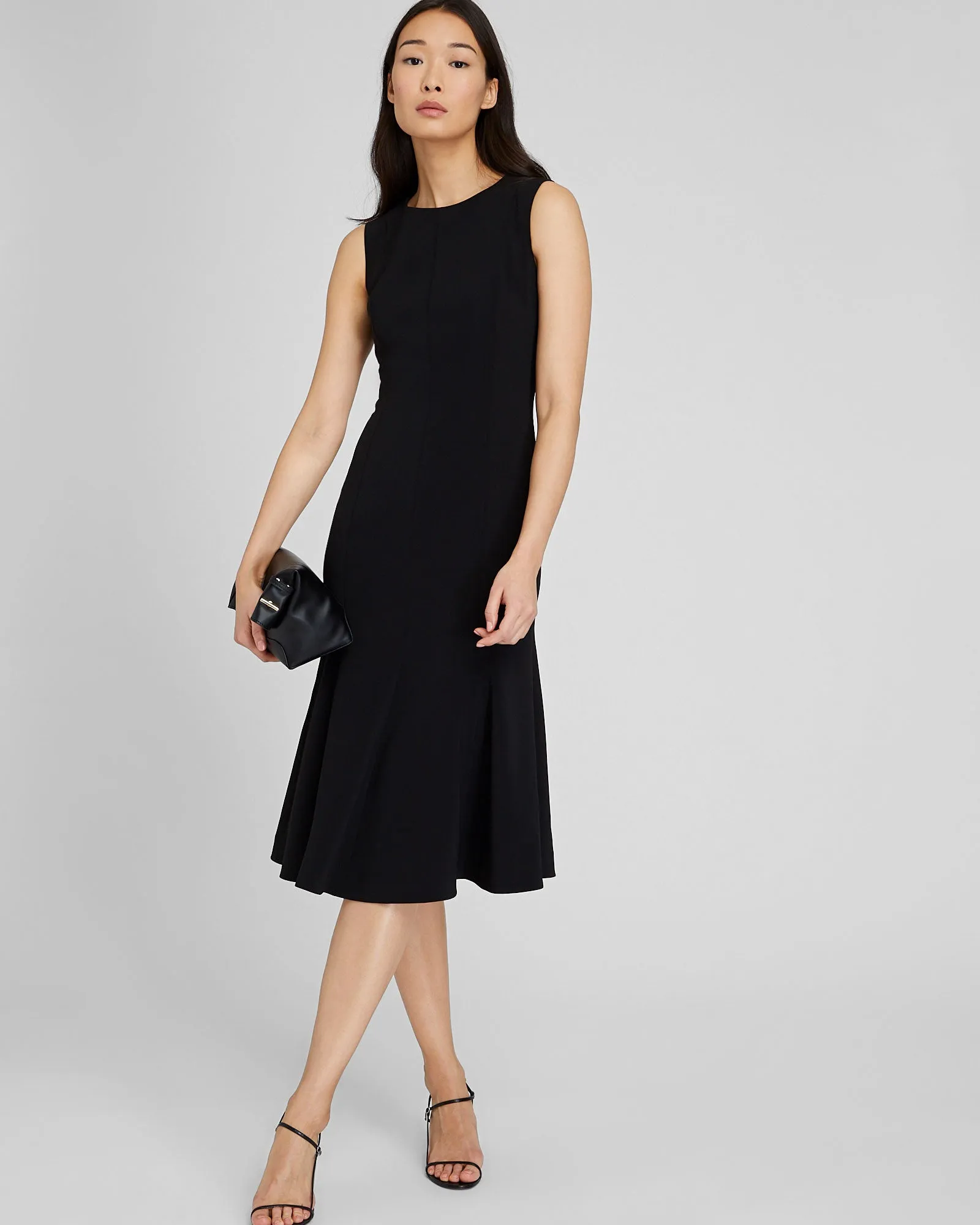 Flute Crepe Midi Dress sold by Club Monaco product image thumbnail 4