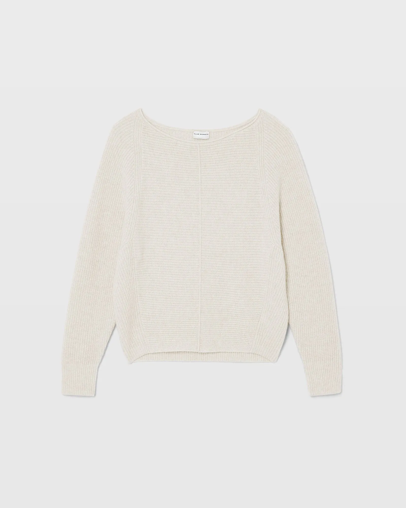 Relaxed Ribbed Cashmere Sweater sold by Club Monaco product image thumbnail 5