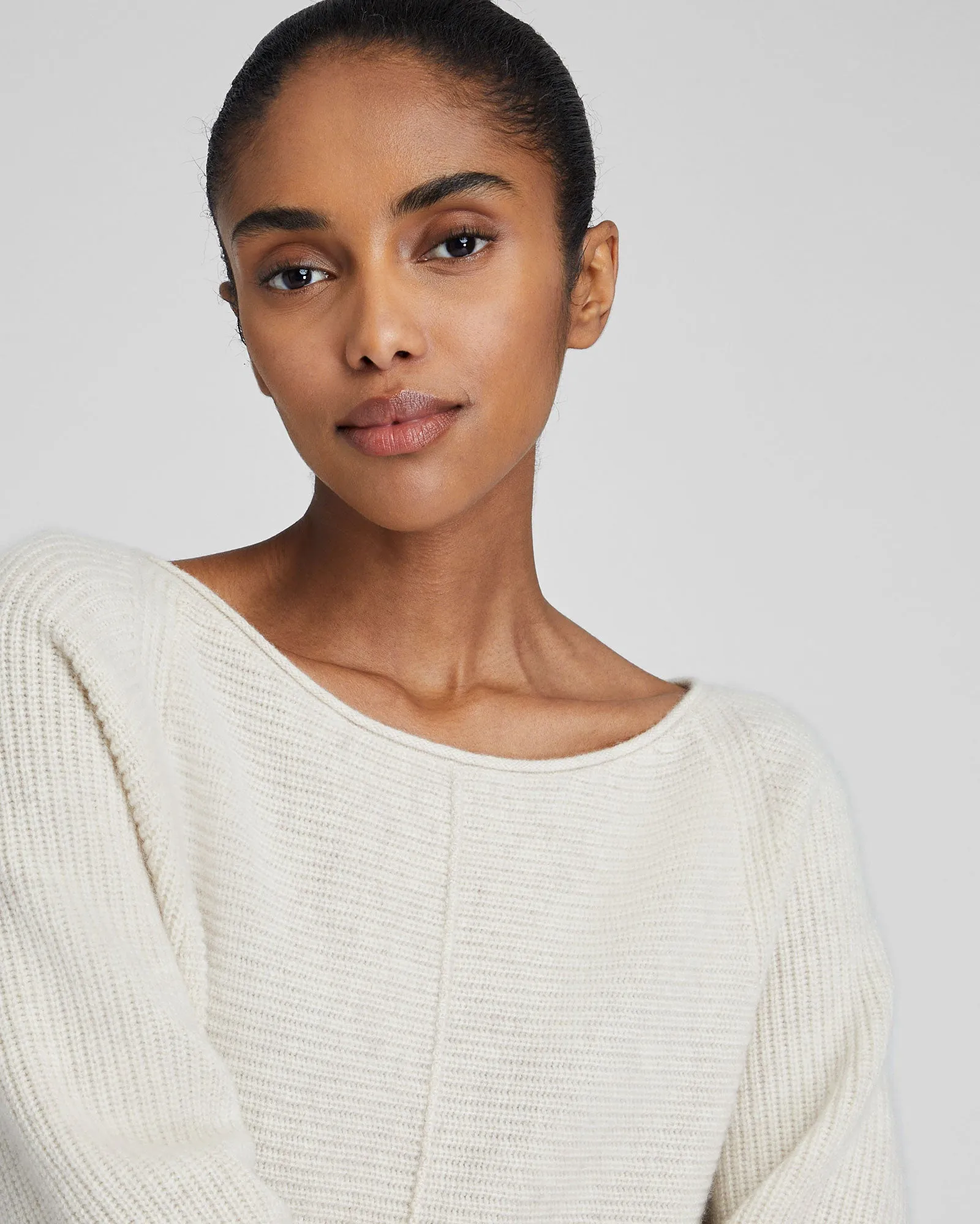 Relaxed Ribbed Cashmere Sweater sold by Club Monaco product image thumbnail 3