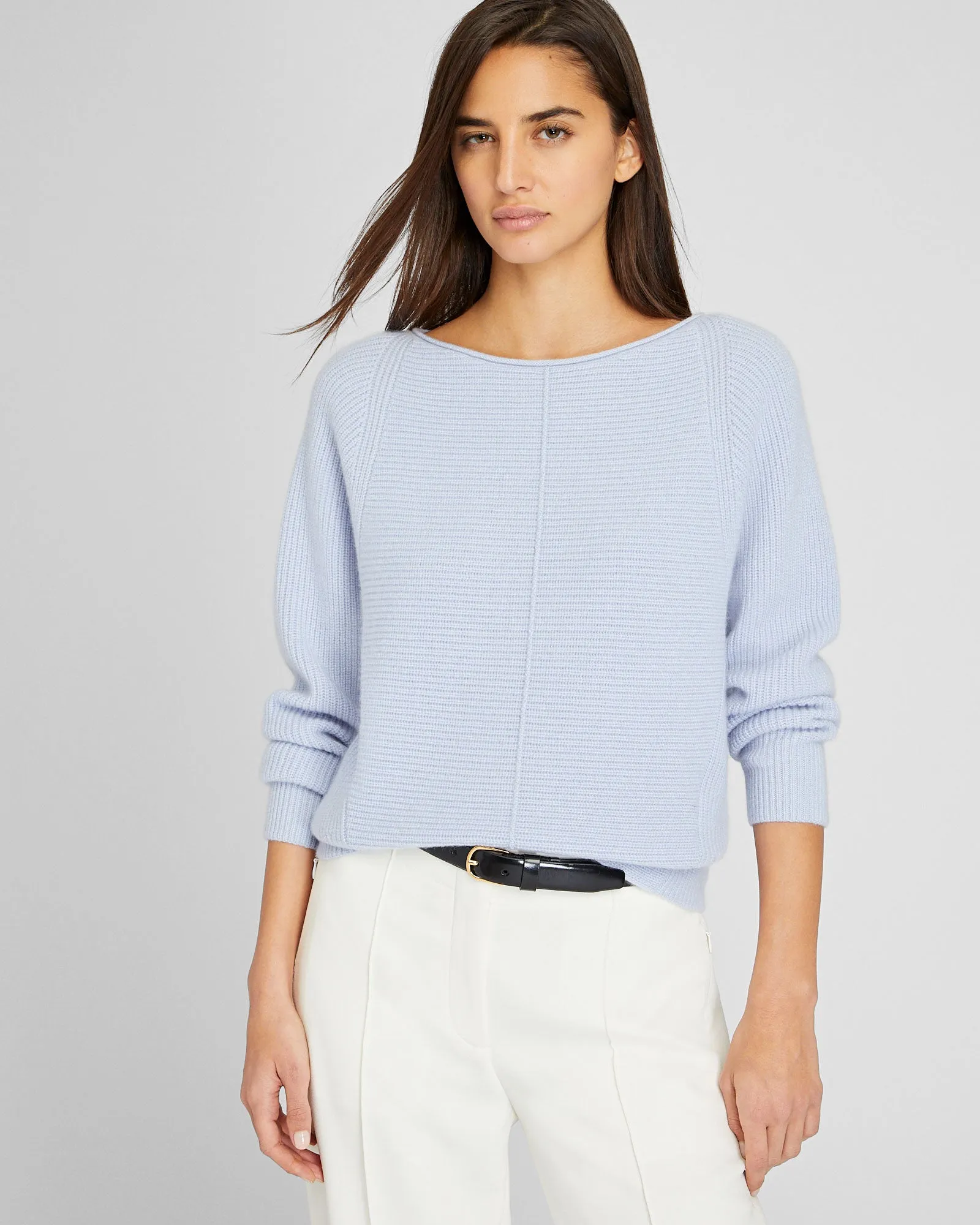 Relaxed Ribbed Cashmere Sweater sold by Club Monaco