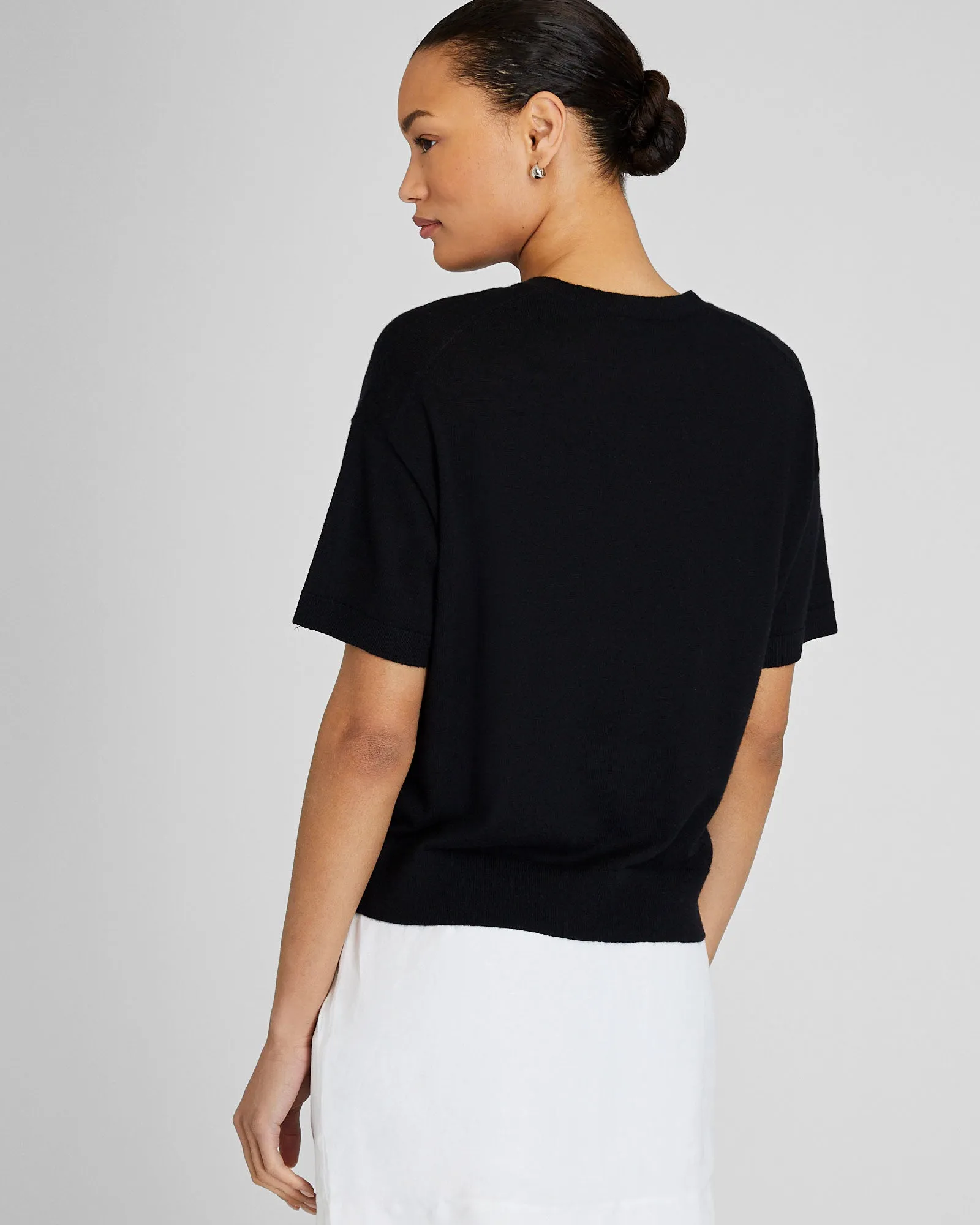 Short Sleeve Cashmere Sweater sold by Club Monaco product image thumbnail 3