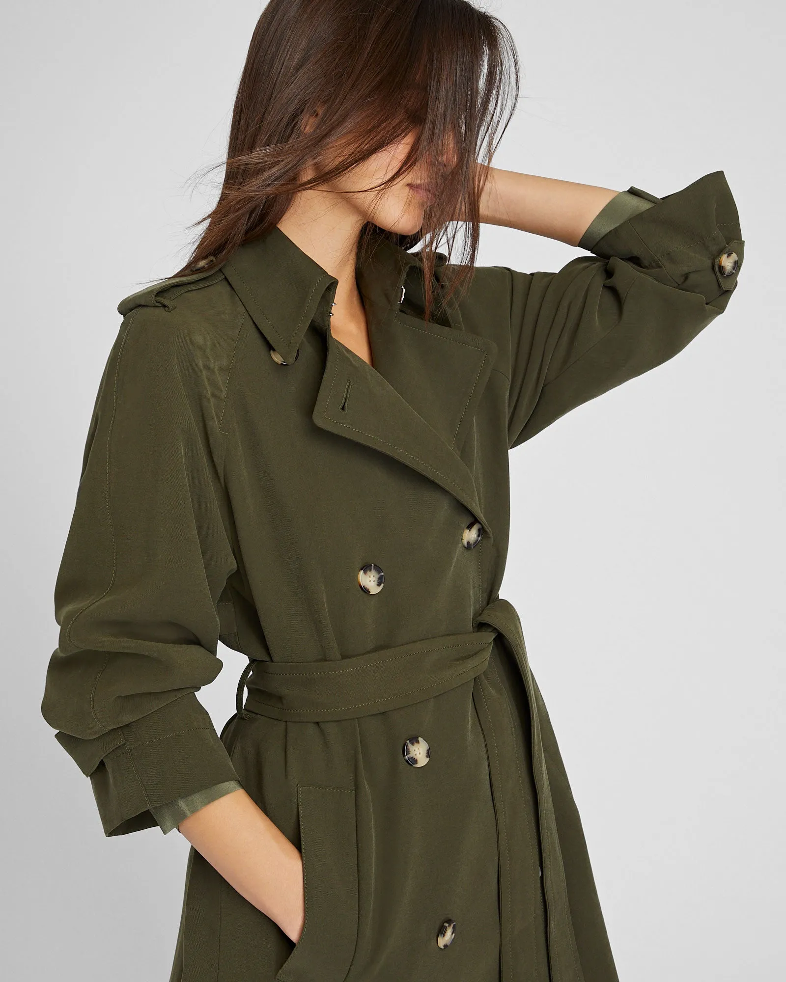 Draped Trench sold by Club Monaco product image thumbnail 3