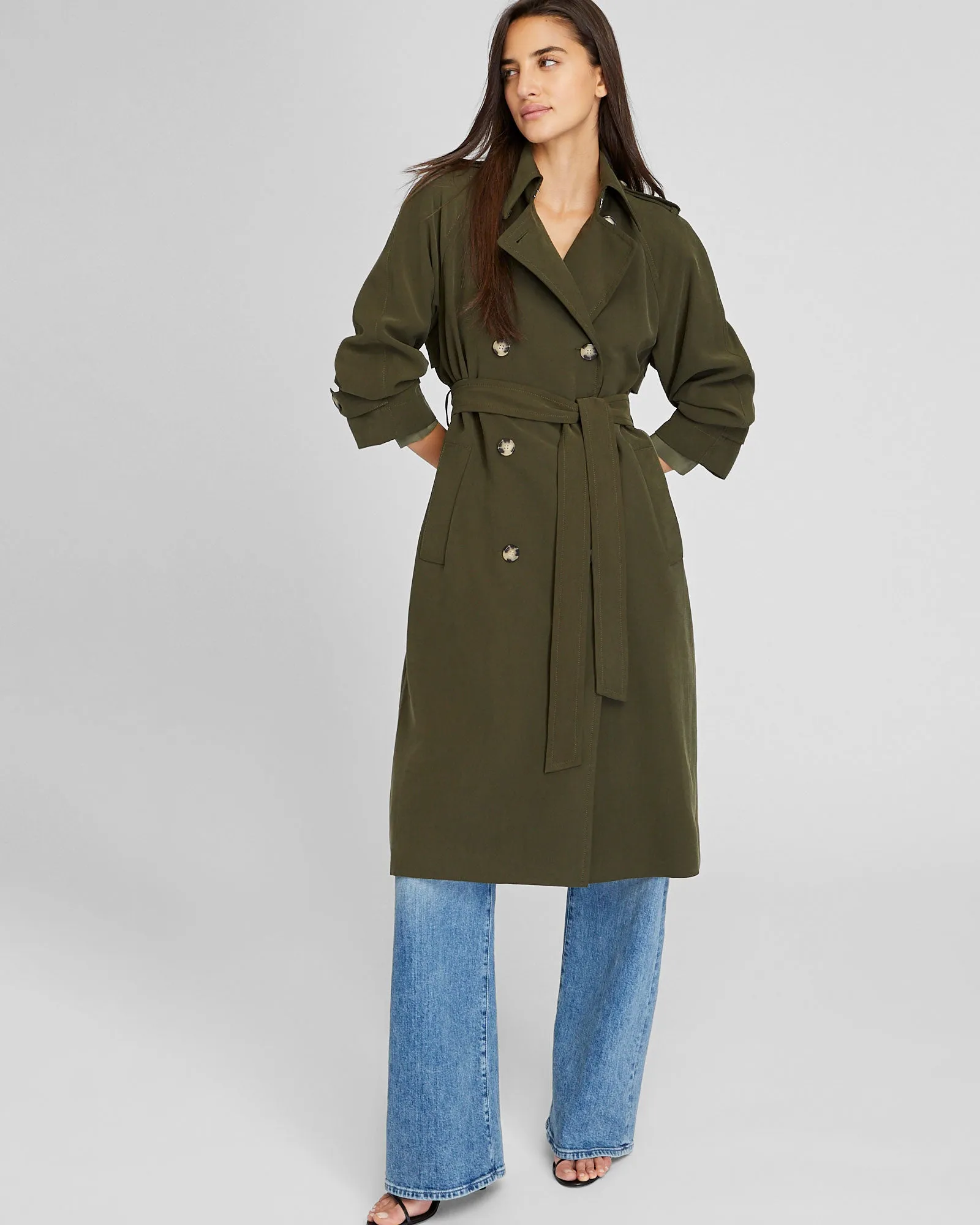Draped Trench sold by Club Monaco