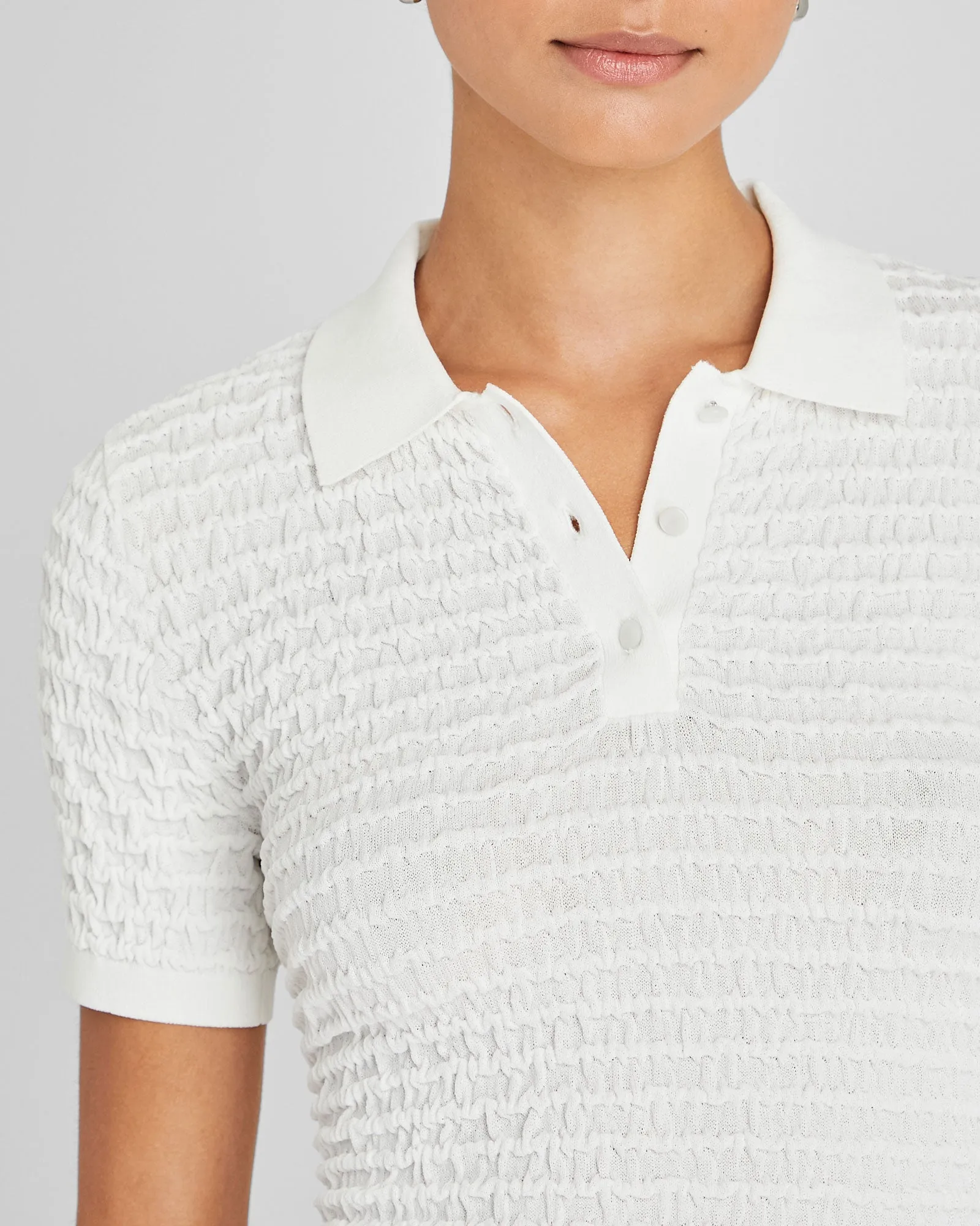 Pucker Stitch Polo sold by Club Monaco product image thumbnail 4