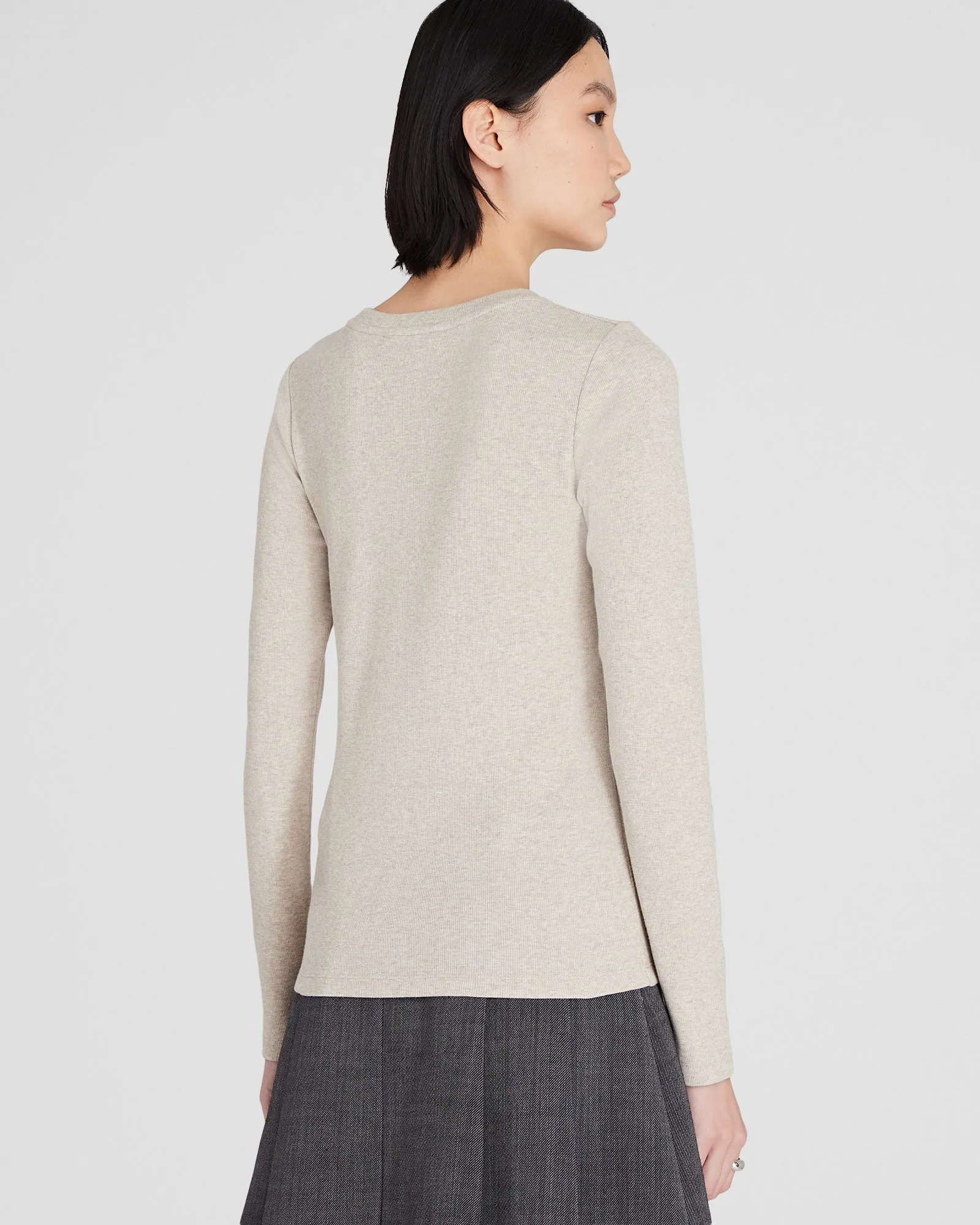 Bowee Long-Sleeve Tee sold by Club Monaco product image thumbnail 3