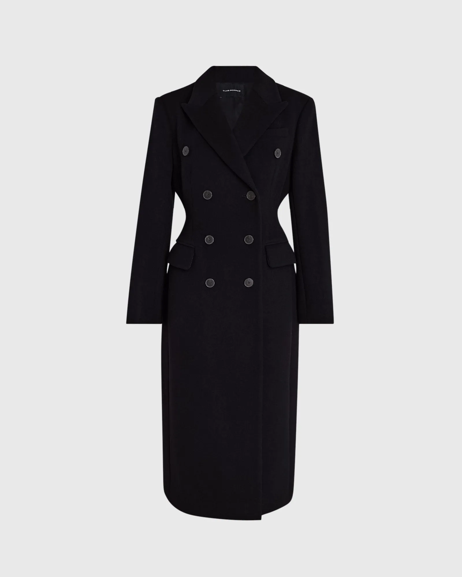 Wool Cinched Waist Coat sold by Club Monaco product image thumbnail 5