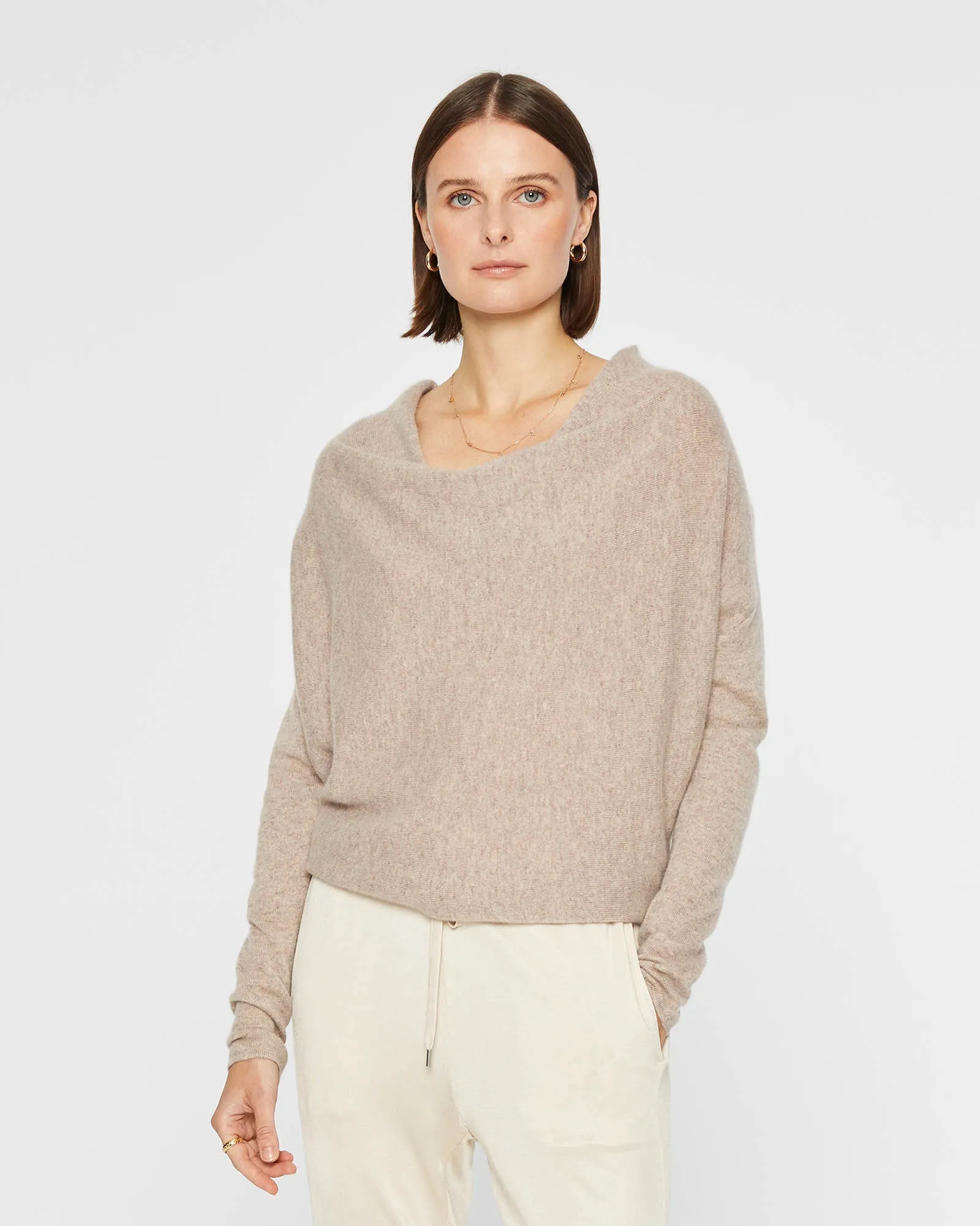Cowl Neck Cashmere Sweater sold by Club Monaco