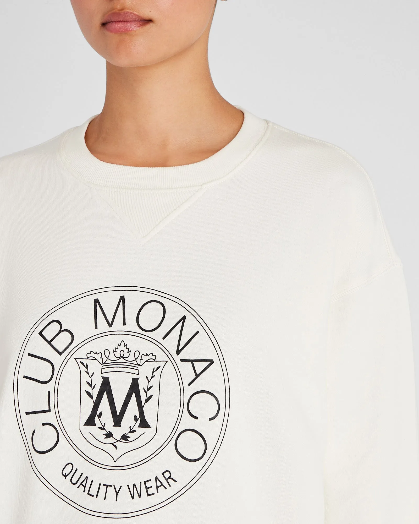 Crest Sweatshirt sold by Club Monaco product image thumbnail 5