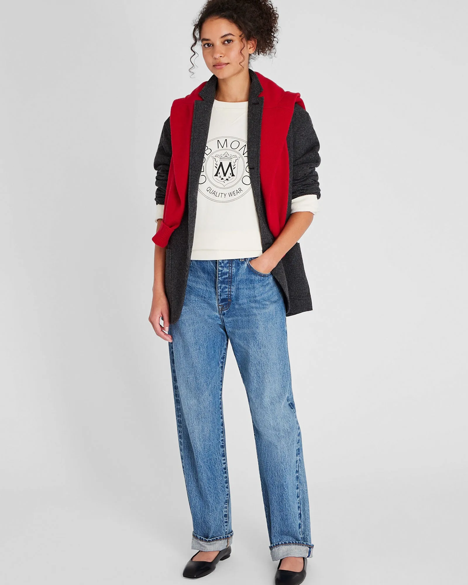 Crest Sweatshirt sold by Club Monaco product image thumbnail 4