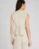 Cutaway Linen Vest sold by Club Monaco
