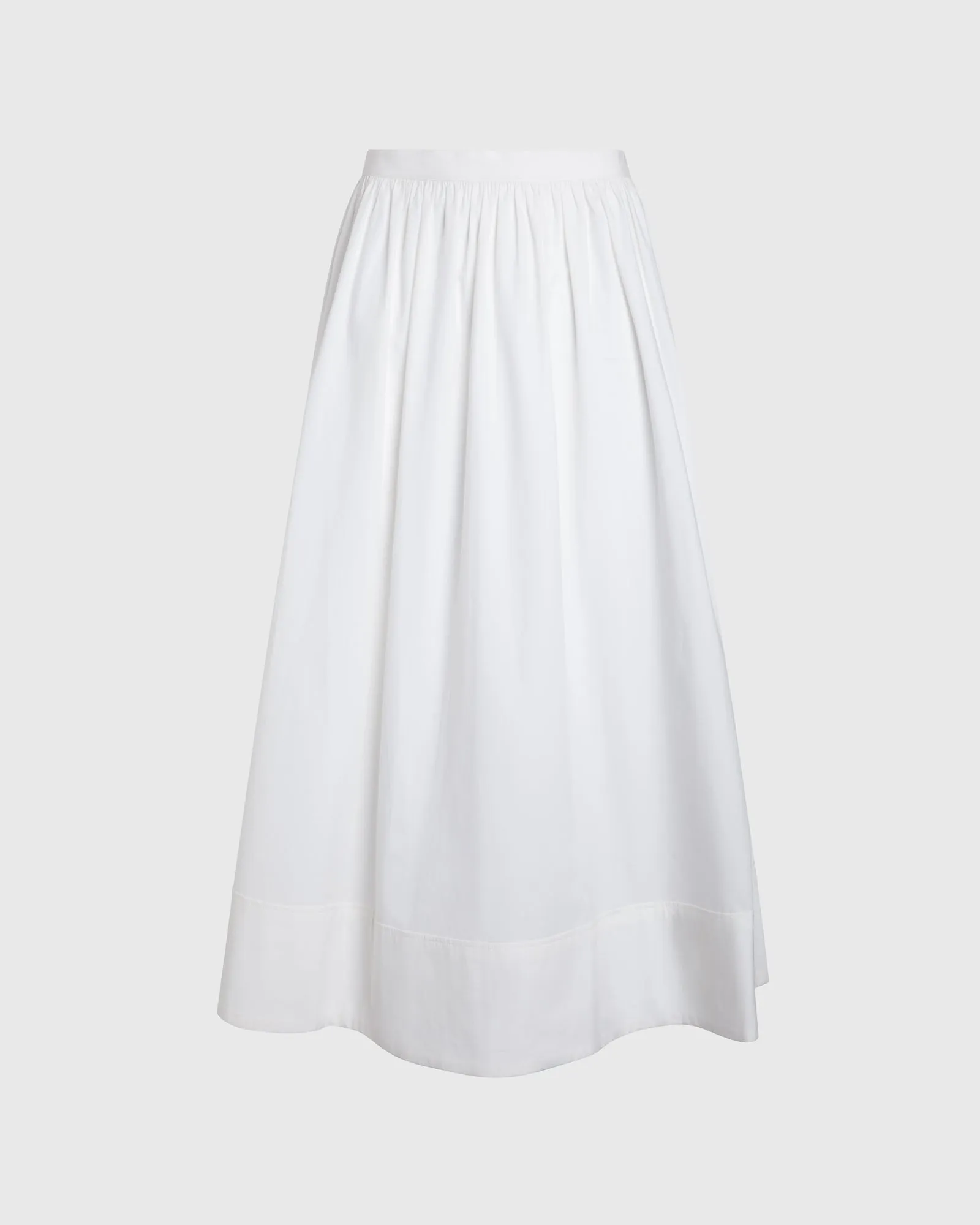 Gathered Cotton Skirt sold by Club Monaco