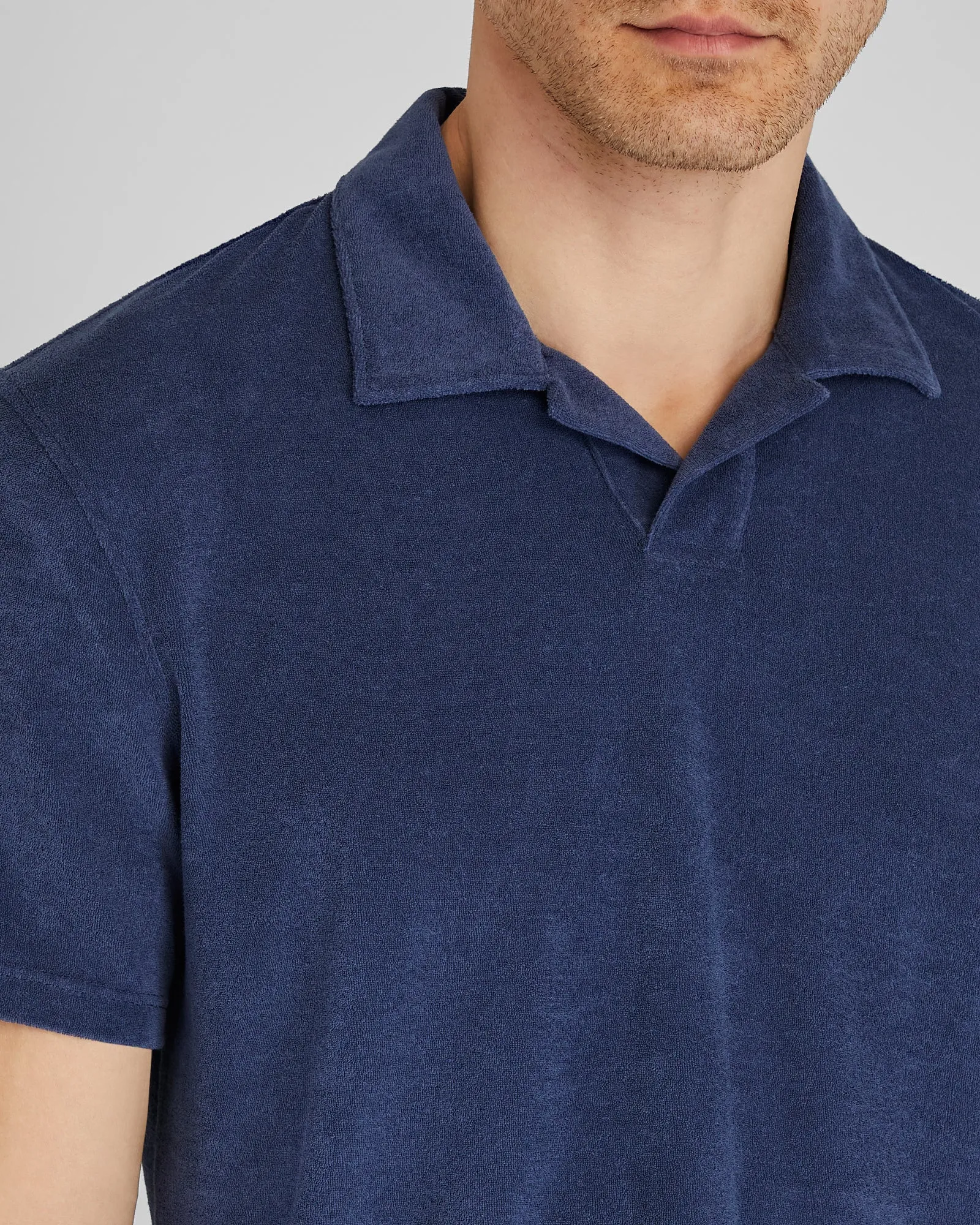Loop Terry Johnny Collar Polo sold by Club Monaco product image thumbnail 2