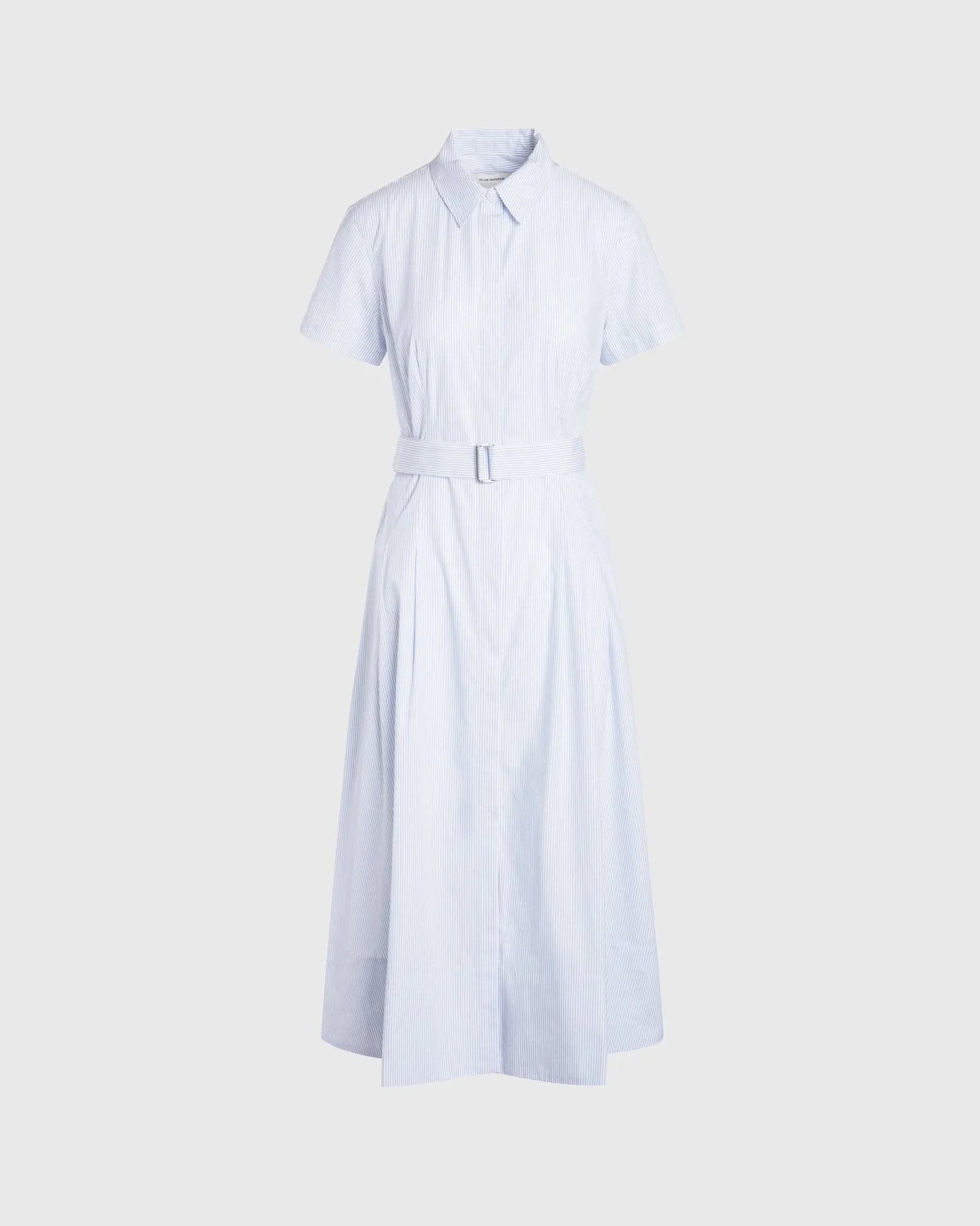 Striped Waisted Utility Dress sold by Club Monaco