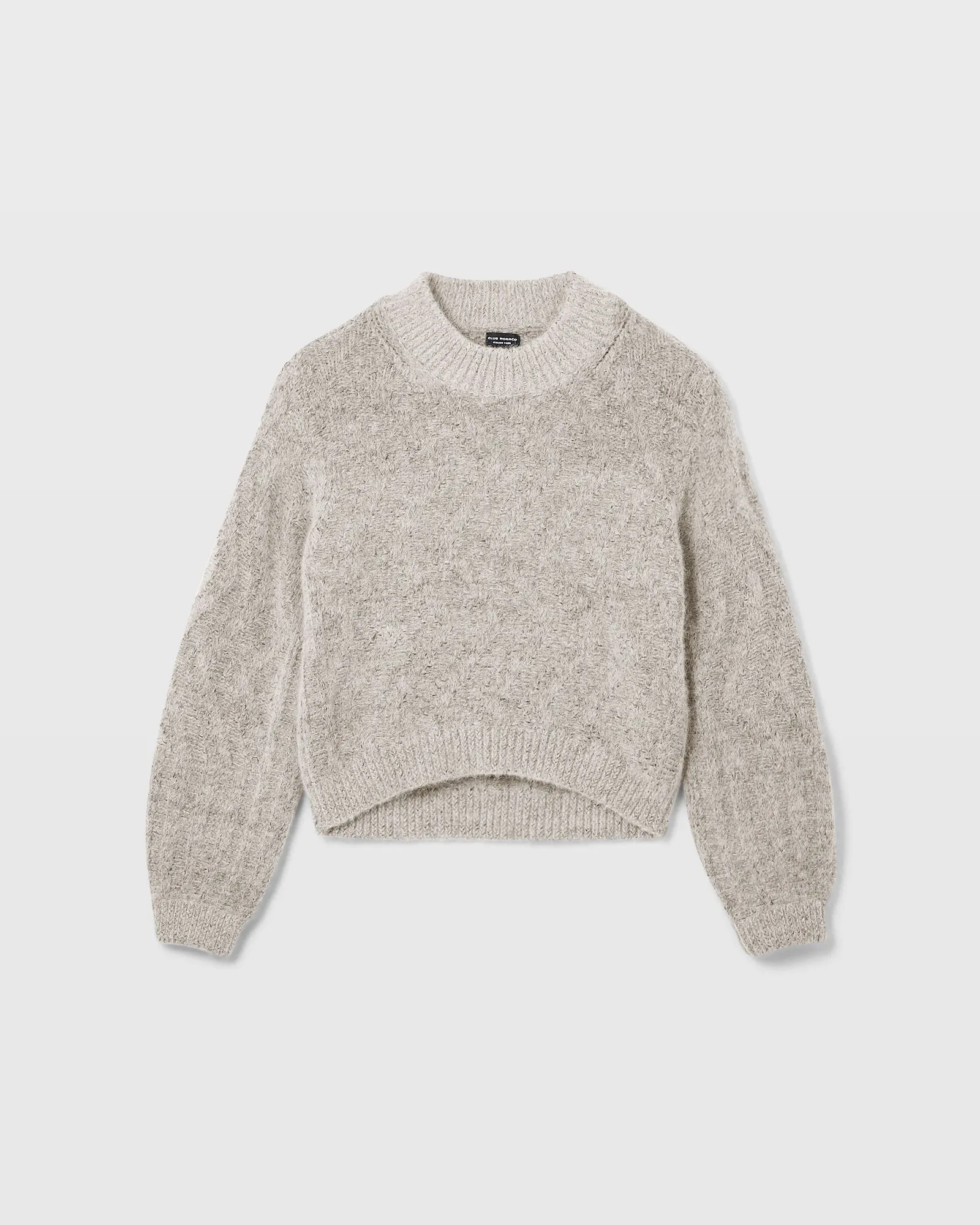 Balloon Sleeve Alpaca Sweater sold by Club Monaco product image thumbnail 5