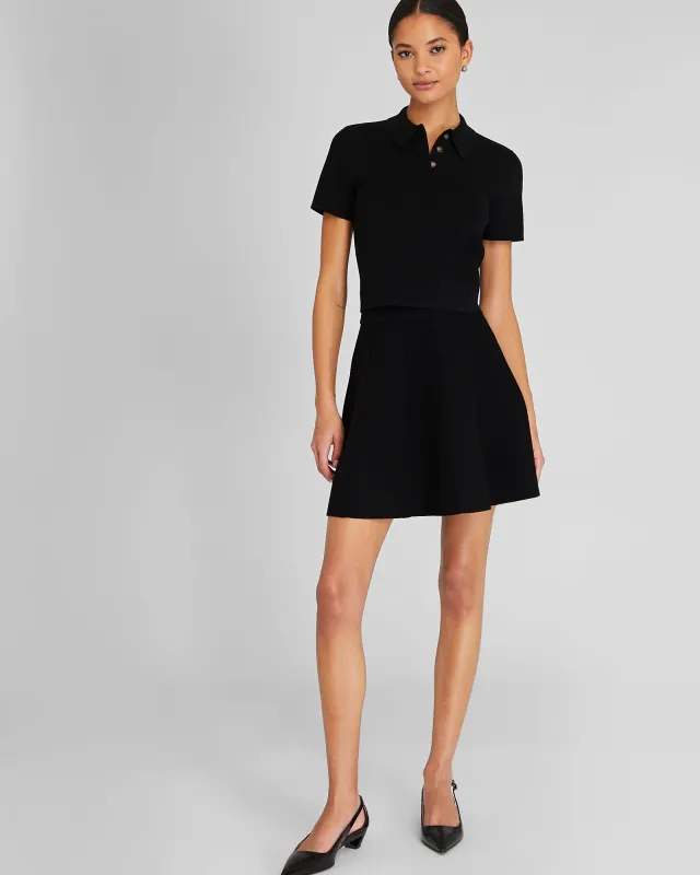 Milano Knit Mini Skirt sold by Club Monaco