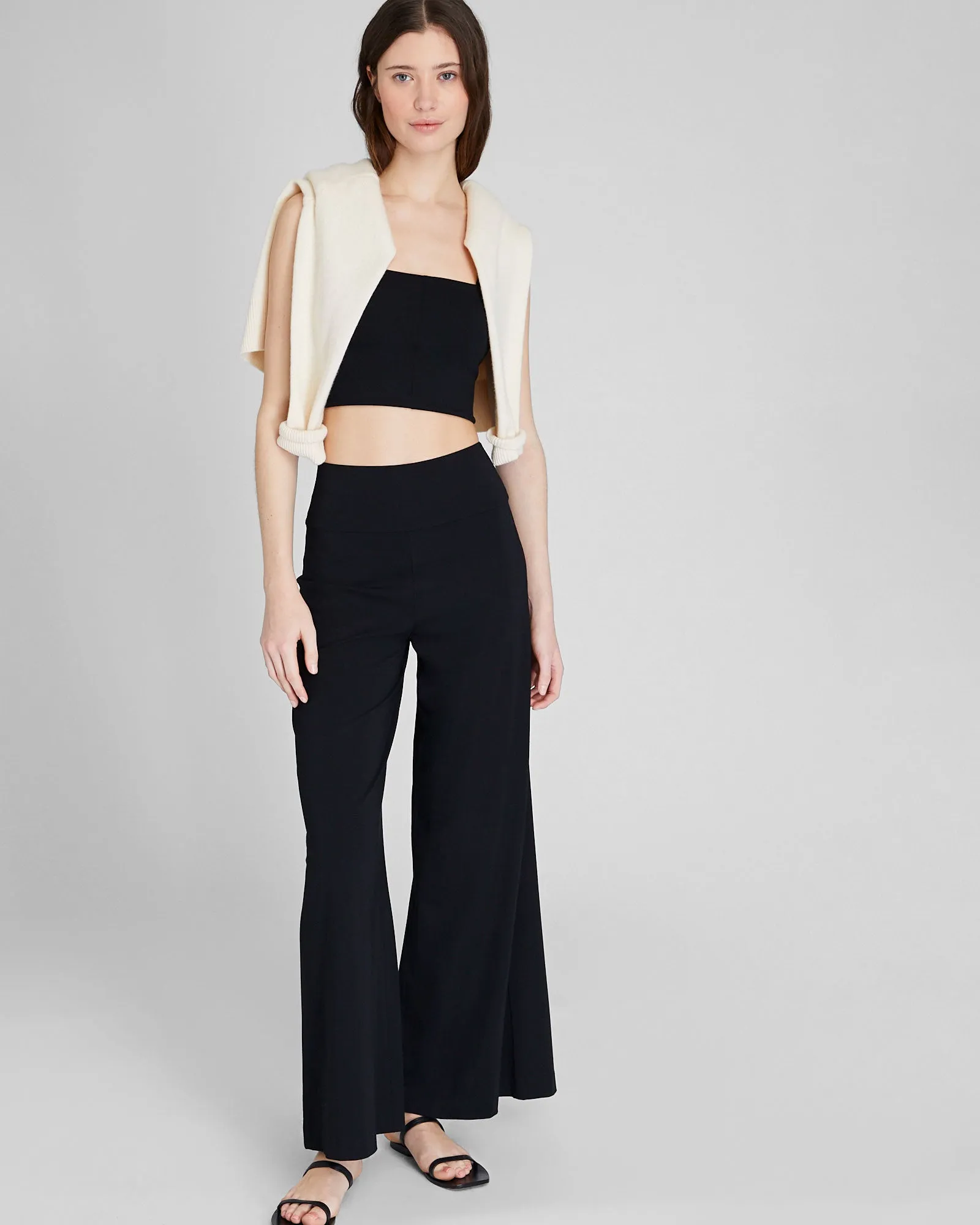 Extra High Rise Wide Leg Knit Pant sold by Club Monaco product image thumbnail 4