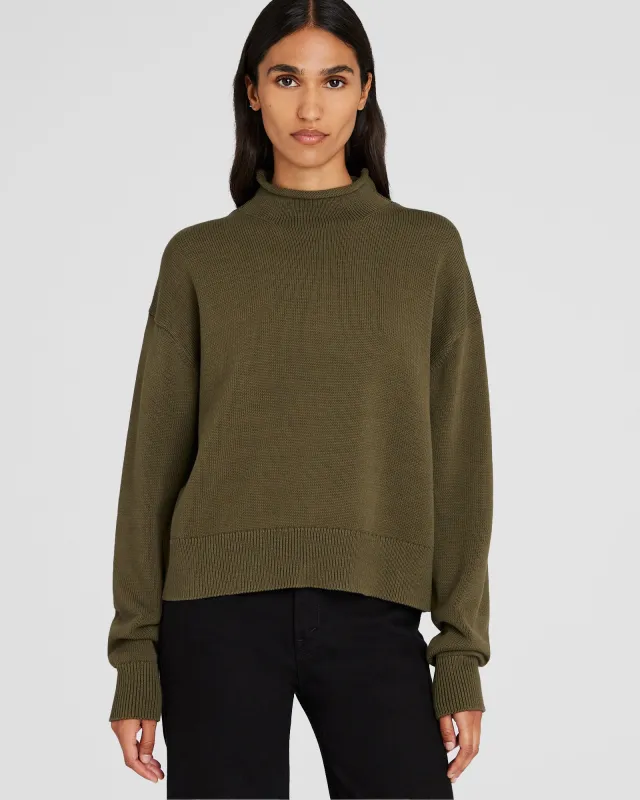 Nautical Mockneck Sweater sold by Club Monaco