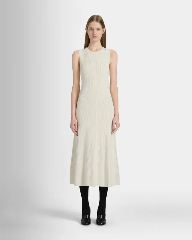 Ribbed Crewneck Midi Dress sold by Club Monaco