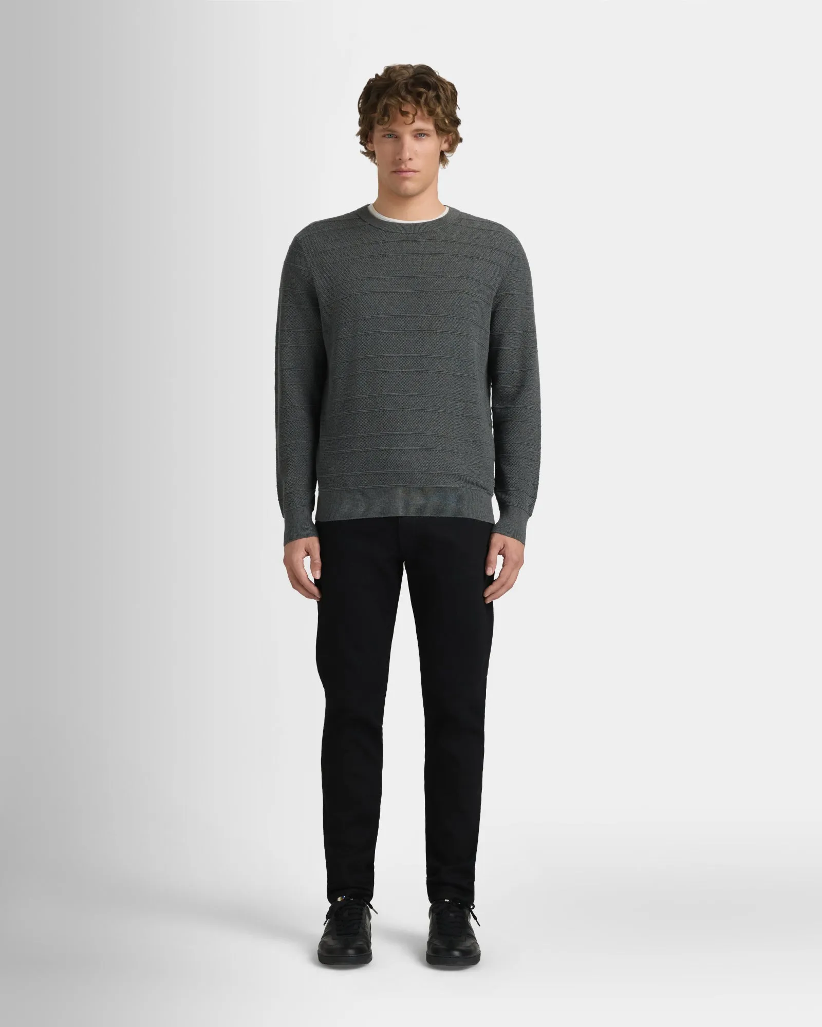 Stitch Stripe Crew sold by Club Monaco