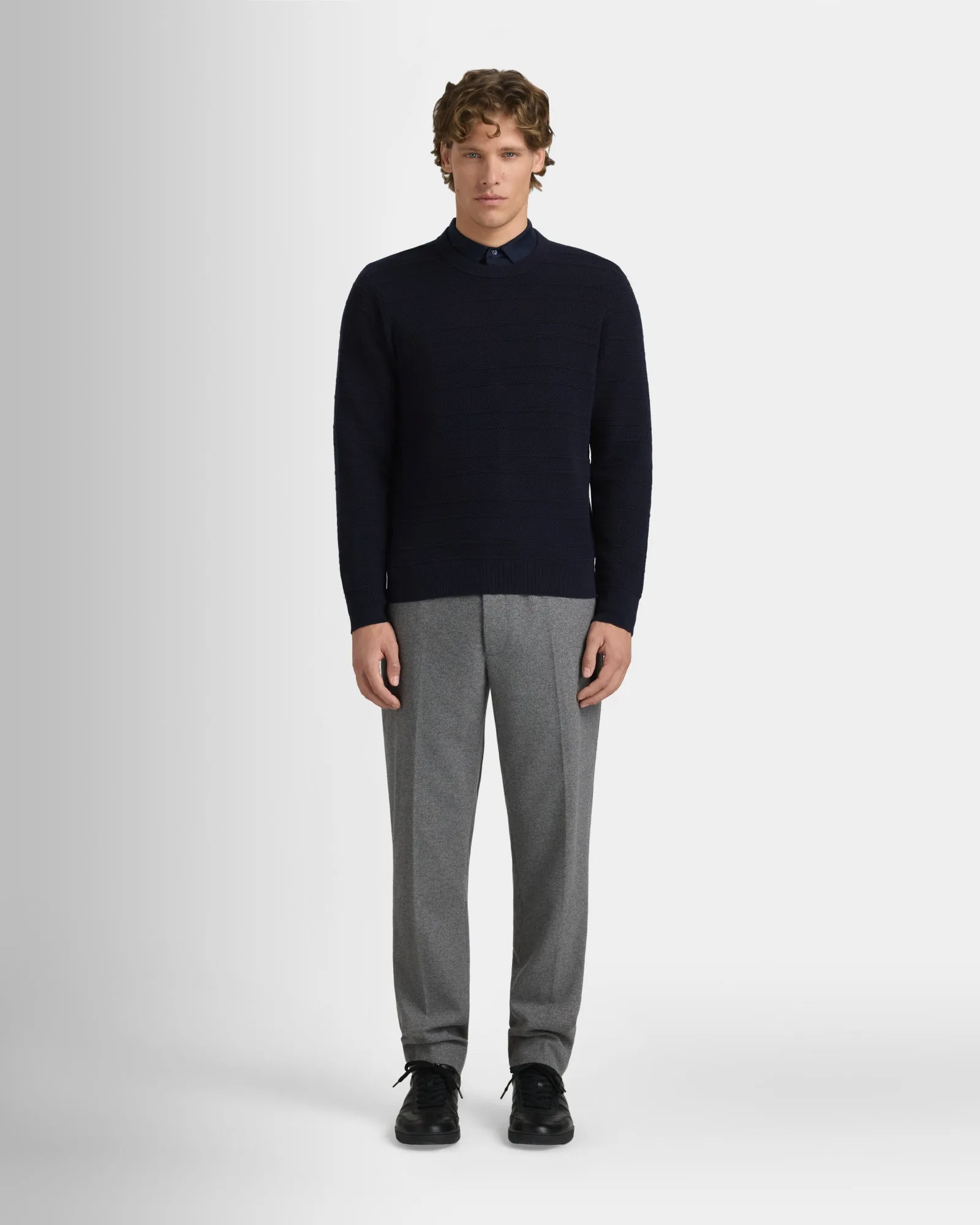 Stitch Stripe Crew sold by Club Monaco