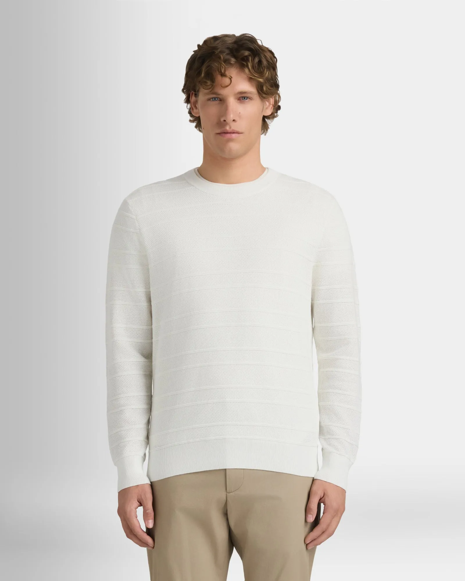 Stitch Stripe Crew sold by Club Monaco product image thumbnail 3