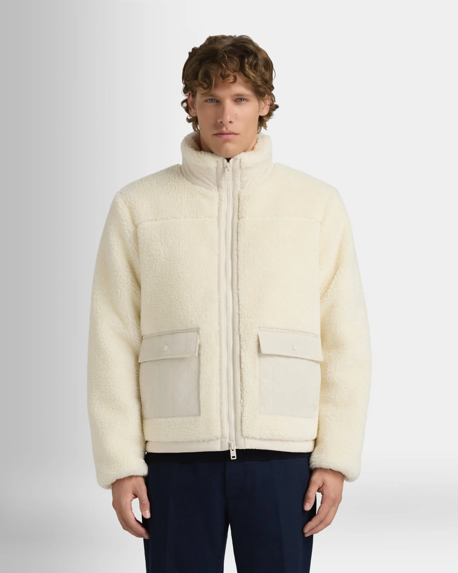 Lined Sherpa Jacket sold by Club Monaco product image thumbnail 3