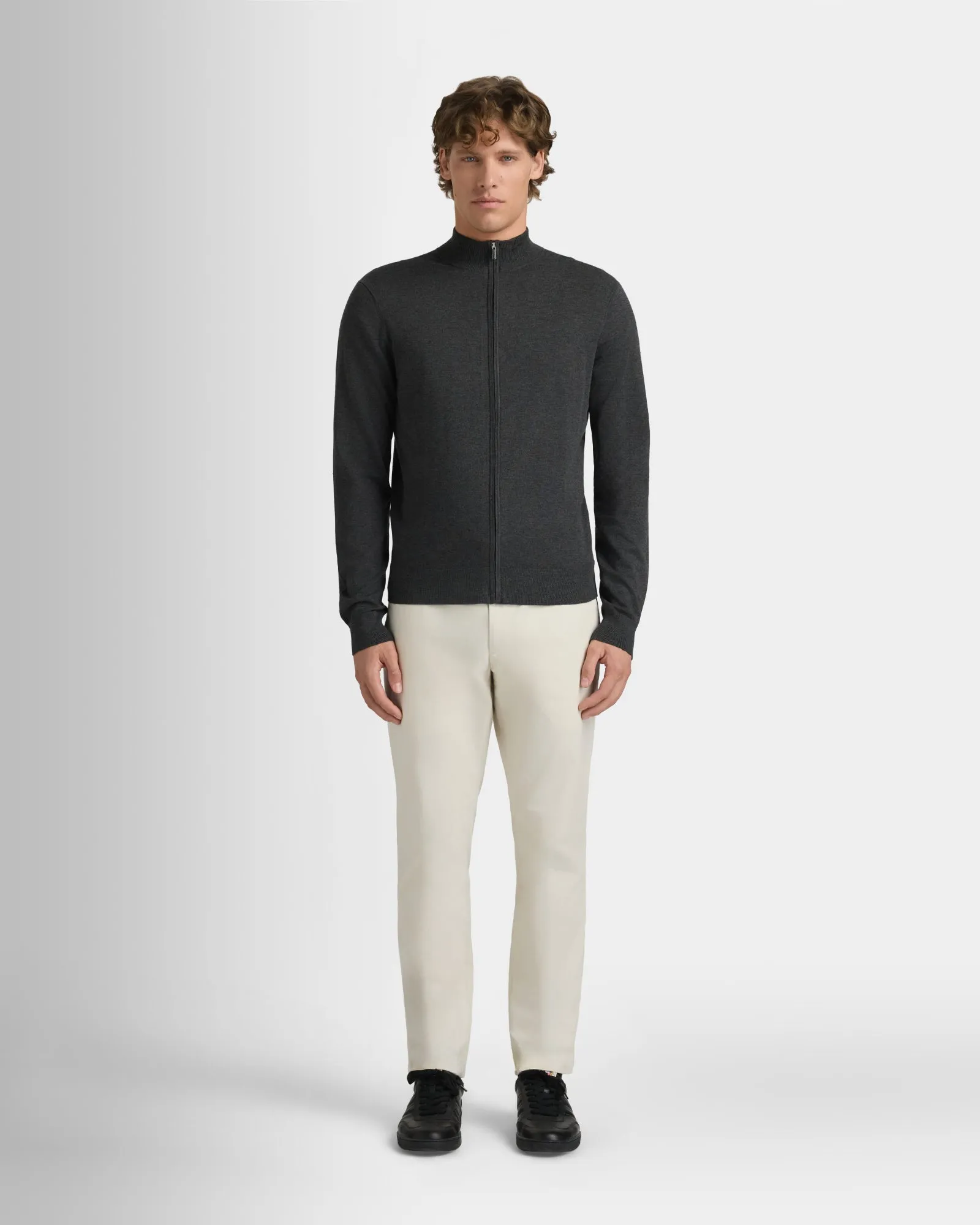 Tech Full Zip Sweater sold by Club Monaco